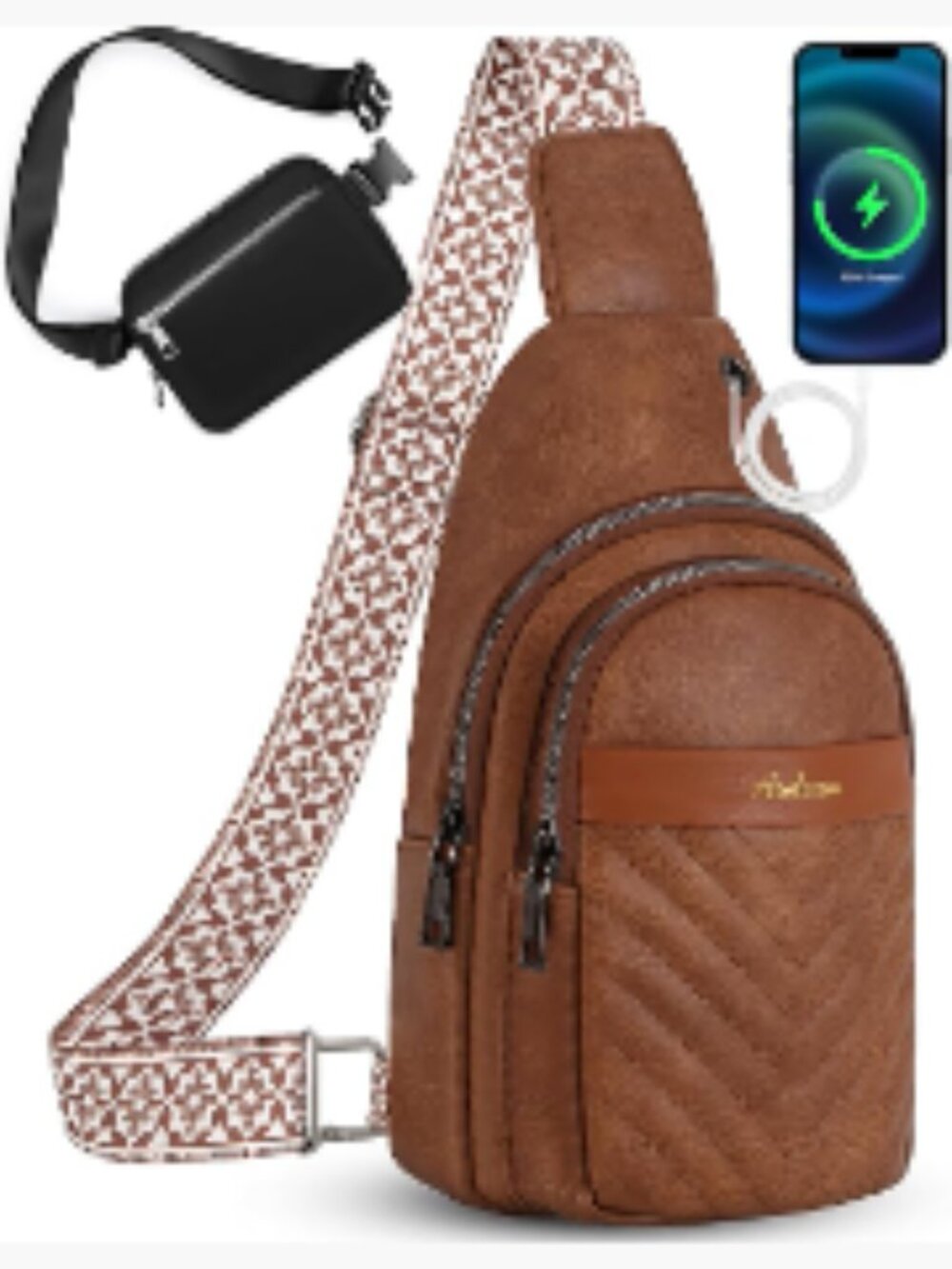 Sling Bag Crossbody Backpack for Travel Sports Hiking Unisex